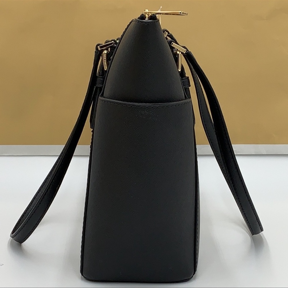 MICHAEL KORS Charlotte Large Leather Top-Zip Tote - Picture 15 of 16